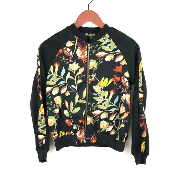 F&F Jackets & Blazers - F&F Floral Bomber Jacket